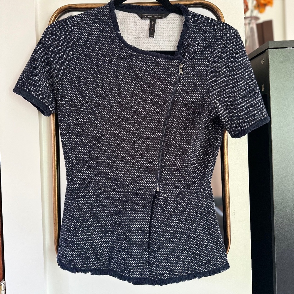 BCBG Maxazria Peplum Top